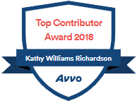 Top Contributor Award 2018 | Kathy Williams Richardson | Avvo
